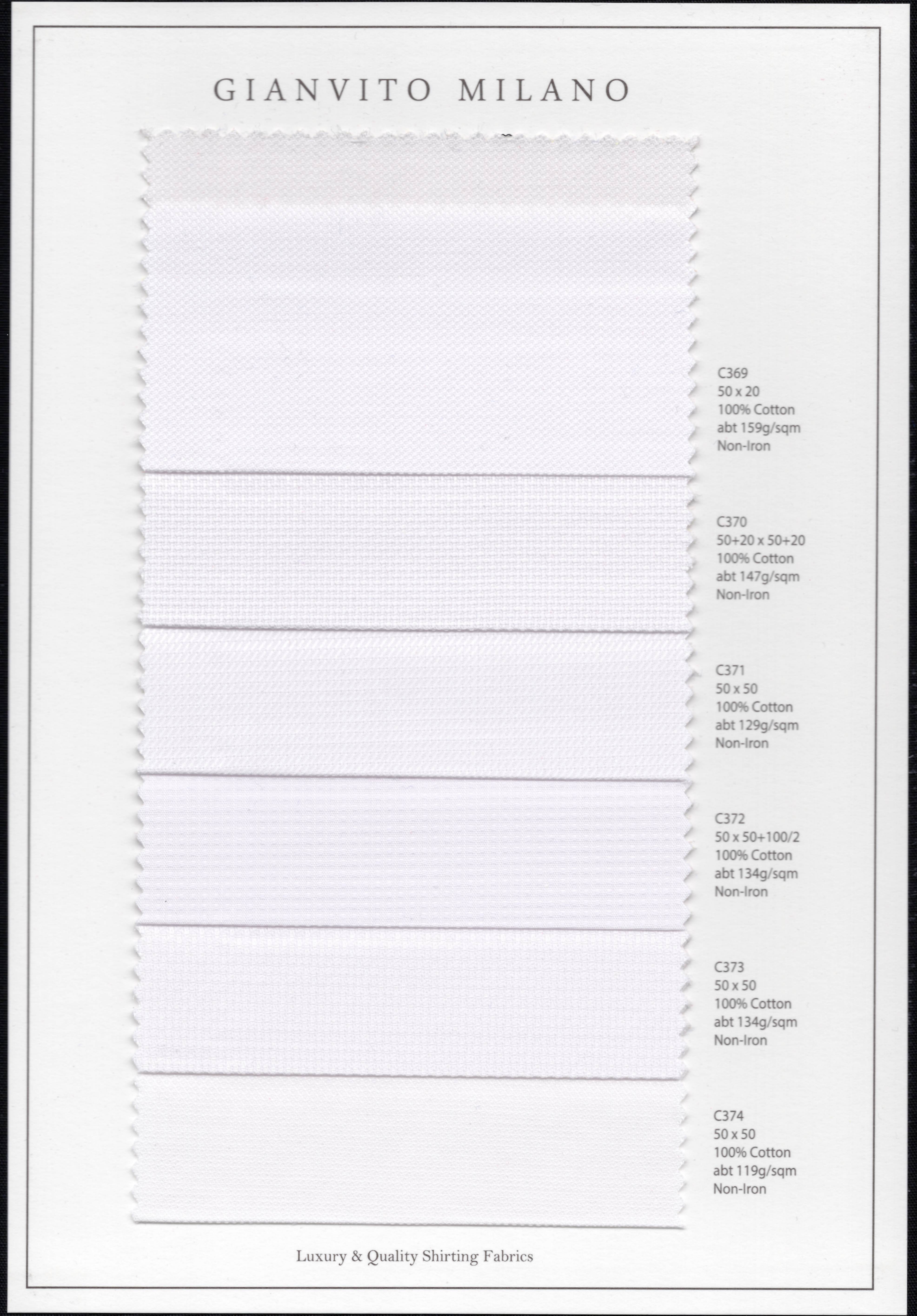 The Gianvito Milano Shirt fabric sheet 11