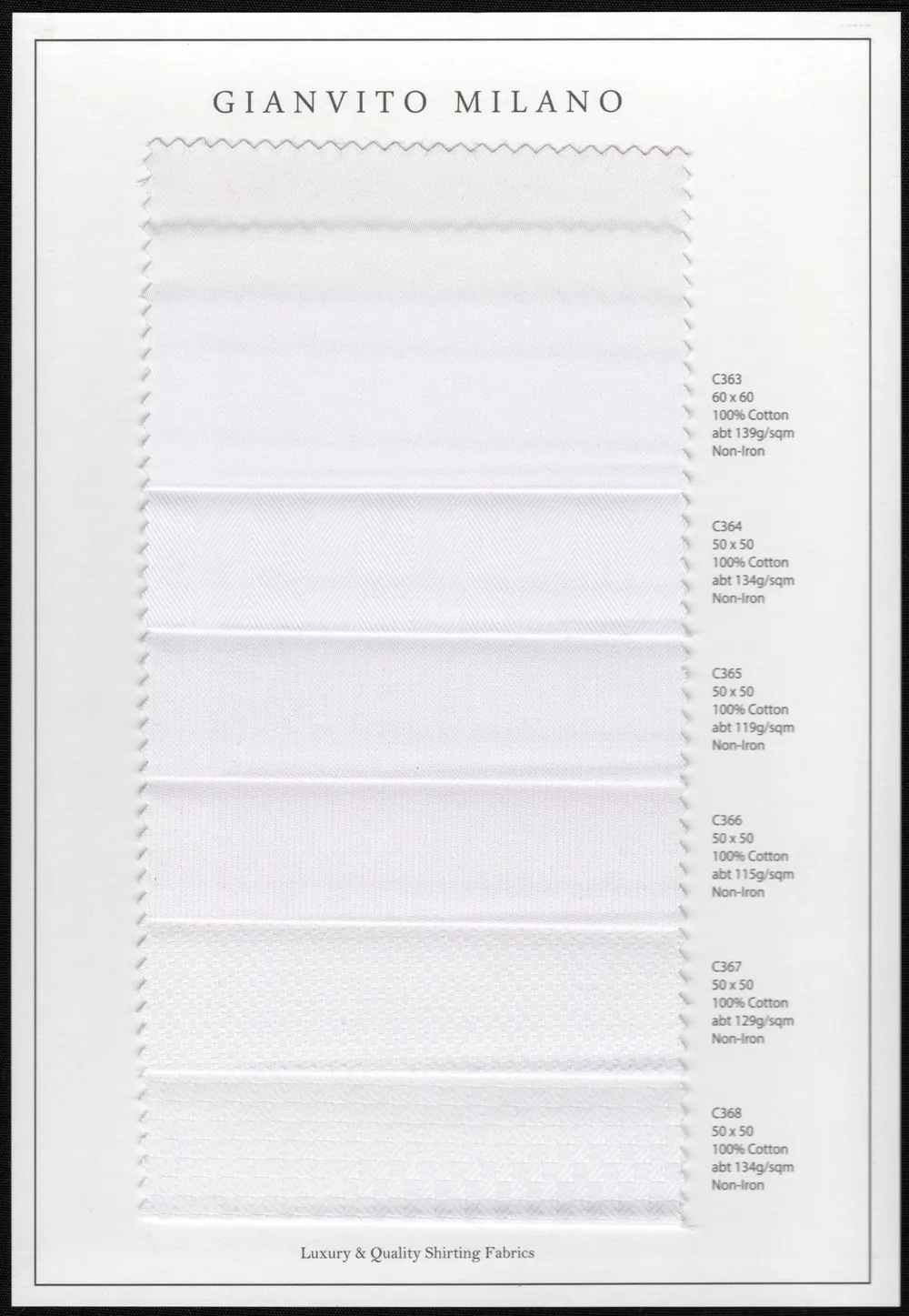 The Gianvito Milano Shirt fabric sheet 13