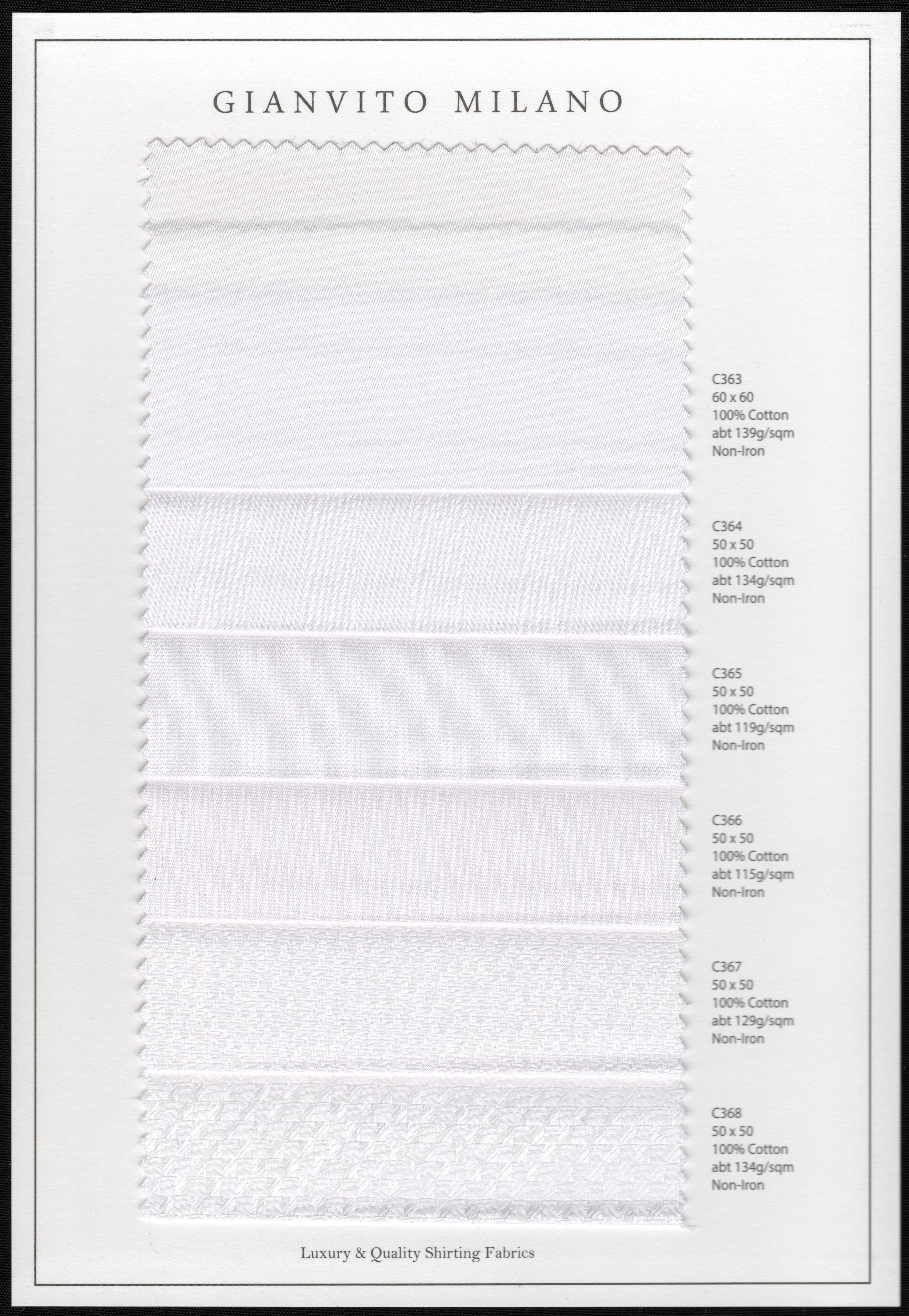 The Gianvito Milano Shirt fabric sheet 13