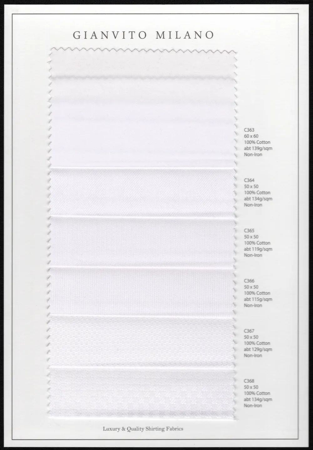 The Gianvito Milano Shirt fabric sheet 14