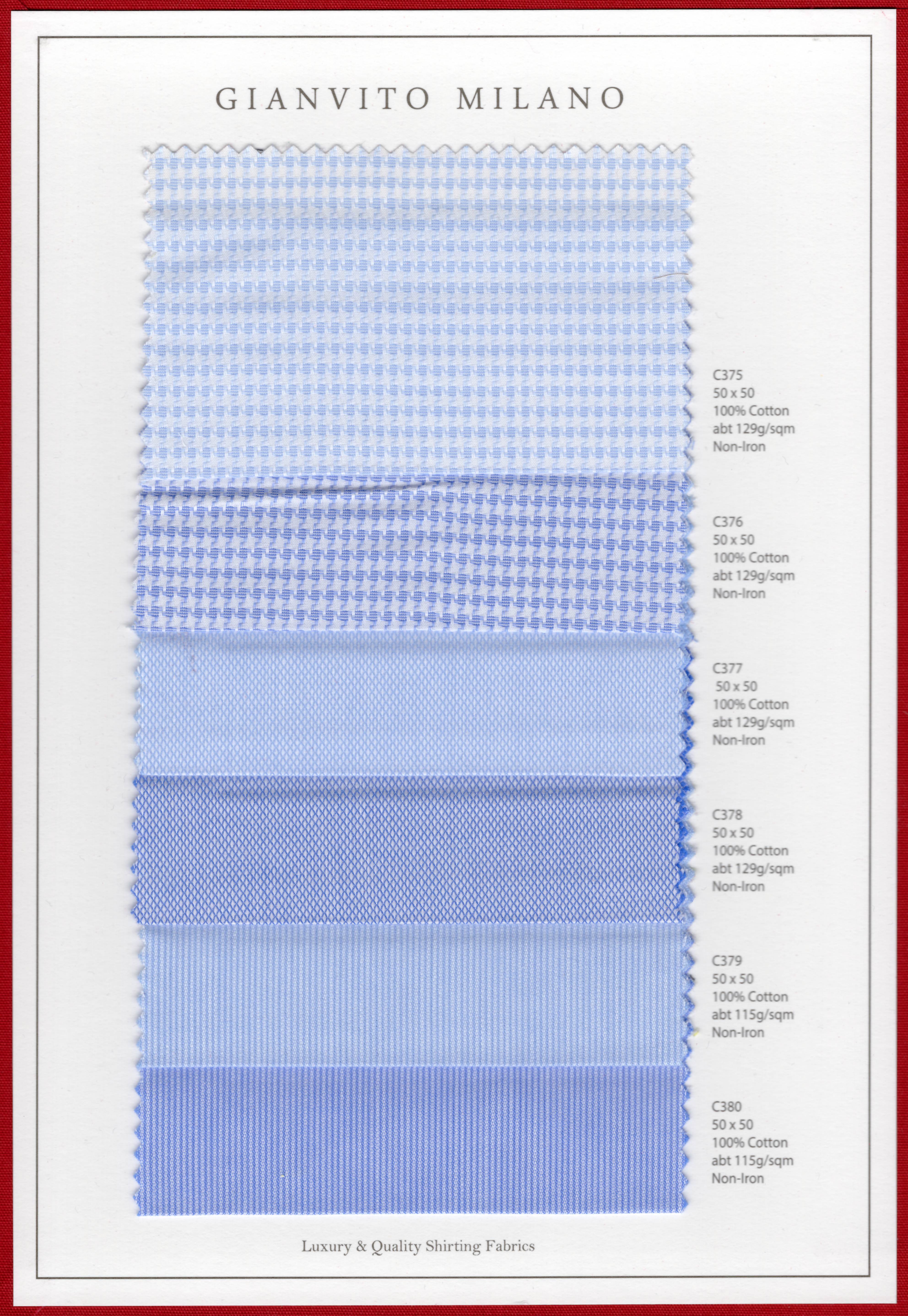 The Gianvito Milano Shirt fabric sheet 5