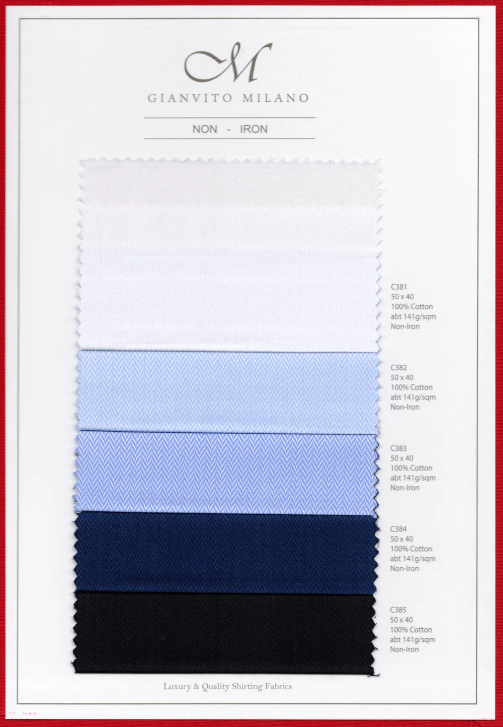 The Gianvito Milano Shirt fabric sheet 6