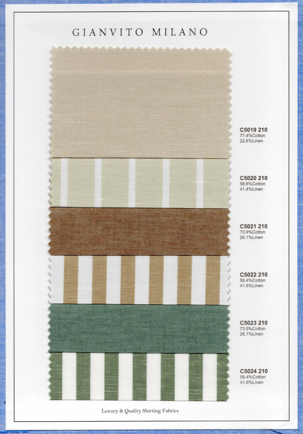 The Gianvito Milano Shirt fabric sheet 8
