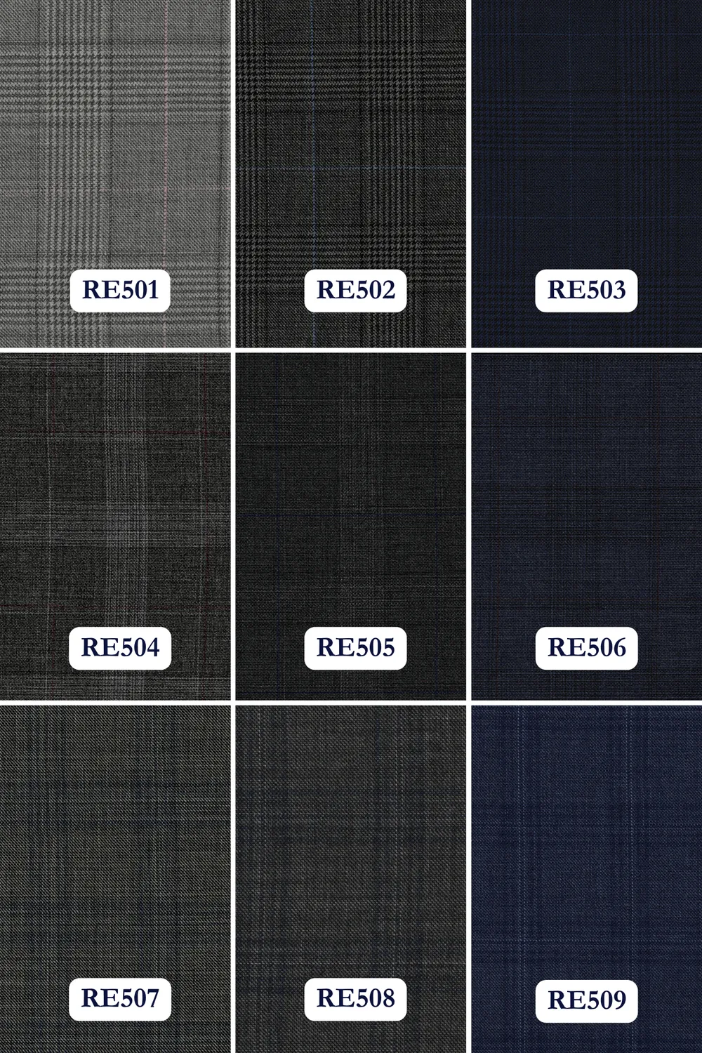 Reda 1865 — Super 150's fabric sheet 1