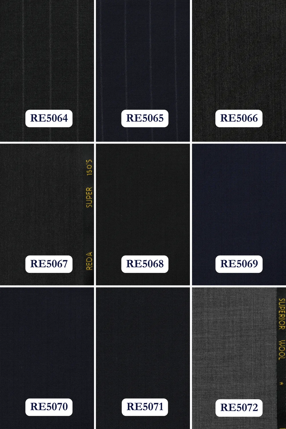 Reda 1865 — Super 150's fabric sheet 10