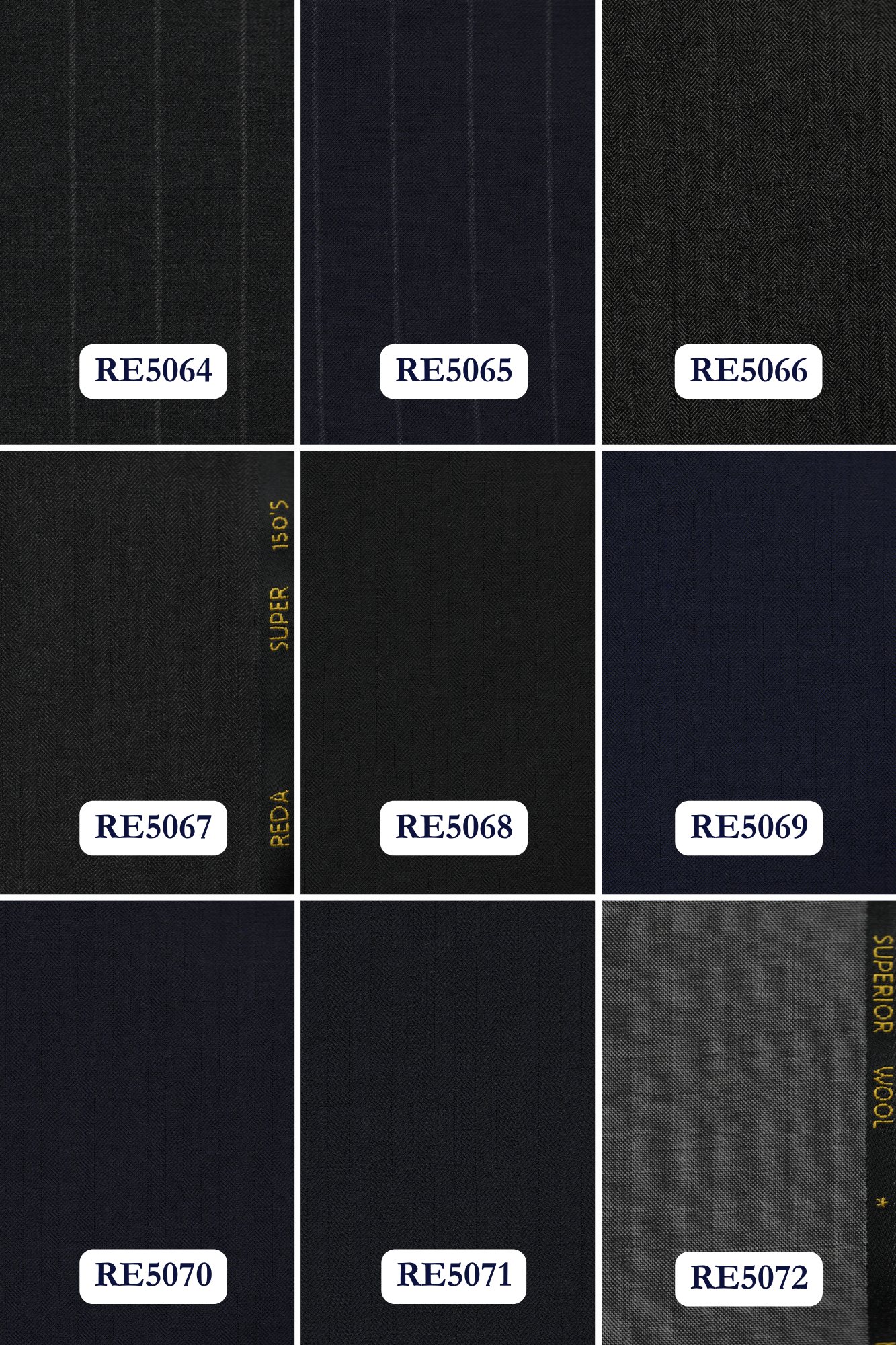 Reda 1865 — Super 150's fabric sheet 10