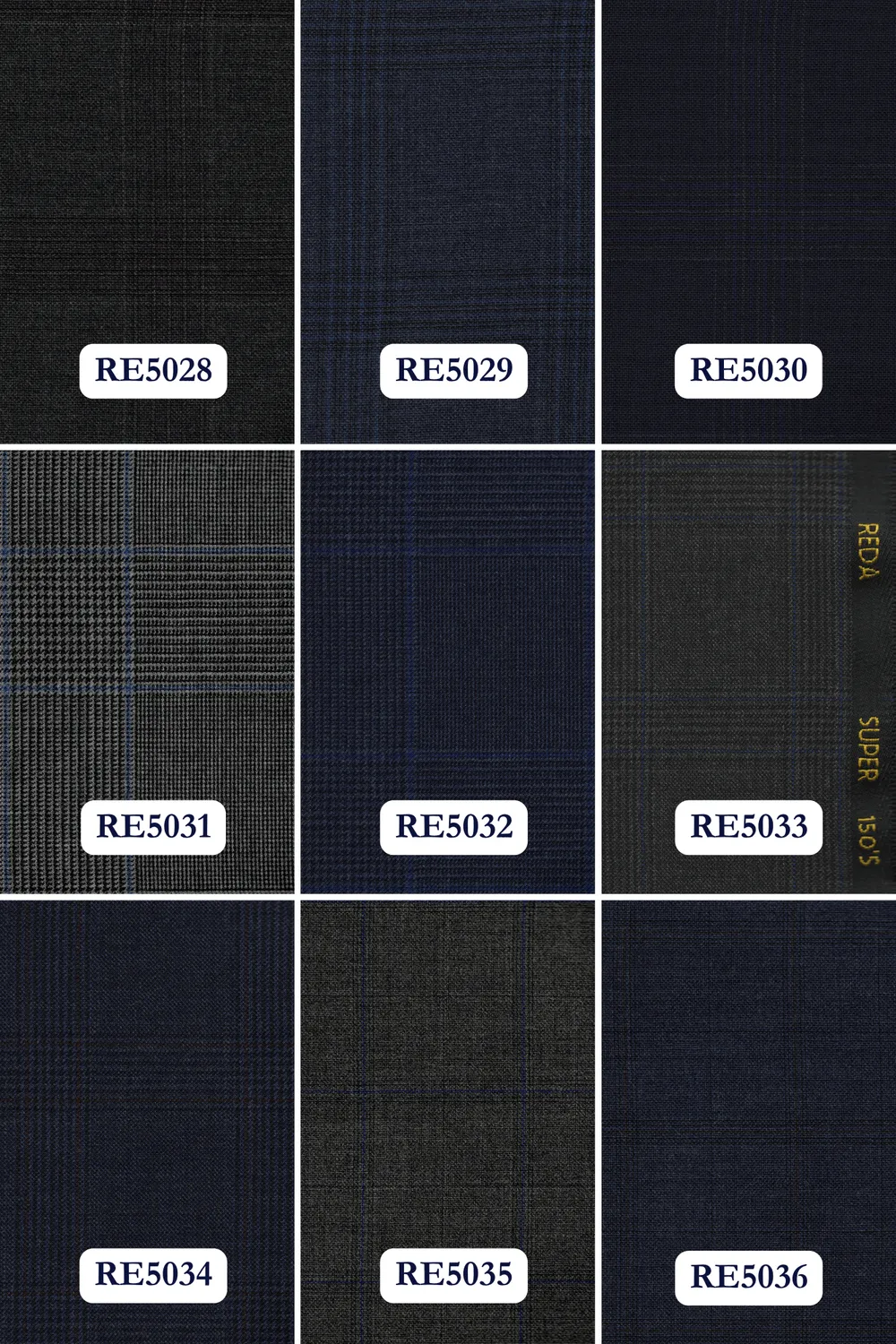 Reda 1865 — Super 150's fabric sheet 6