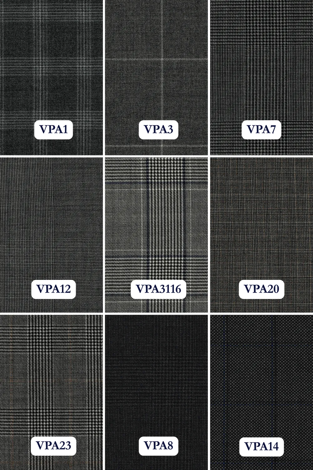VBC 1663 — Super 110's Pattern fabric sheet 1