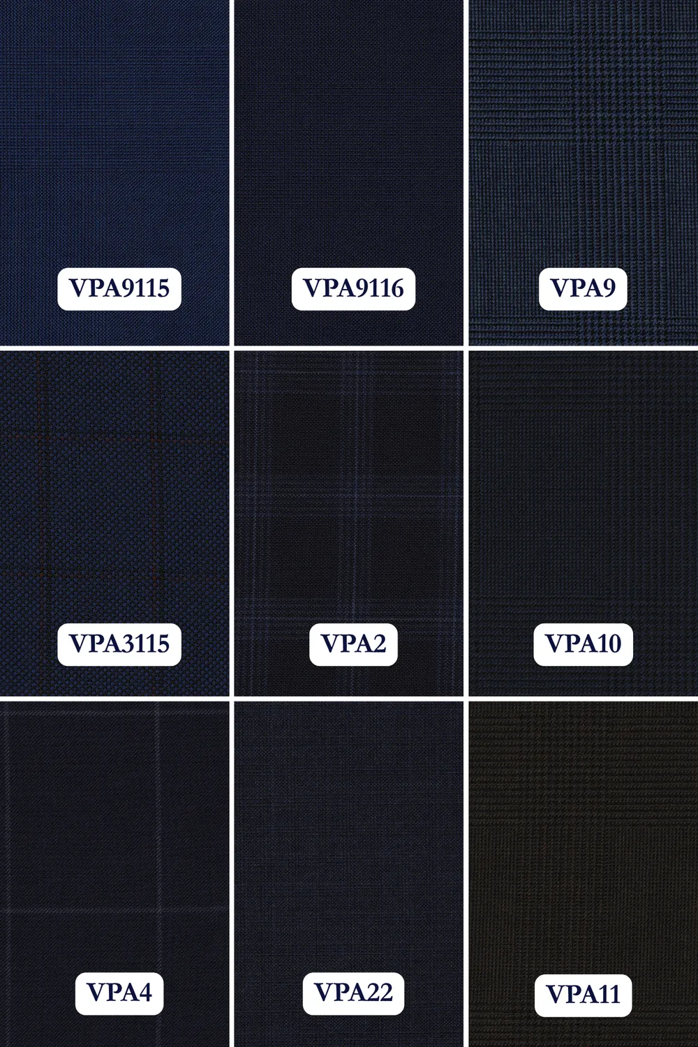 VBC 1663 — Super 110's Pattern fabric sheet 2