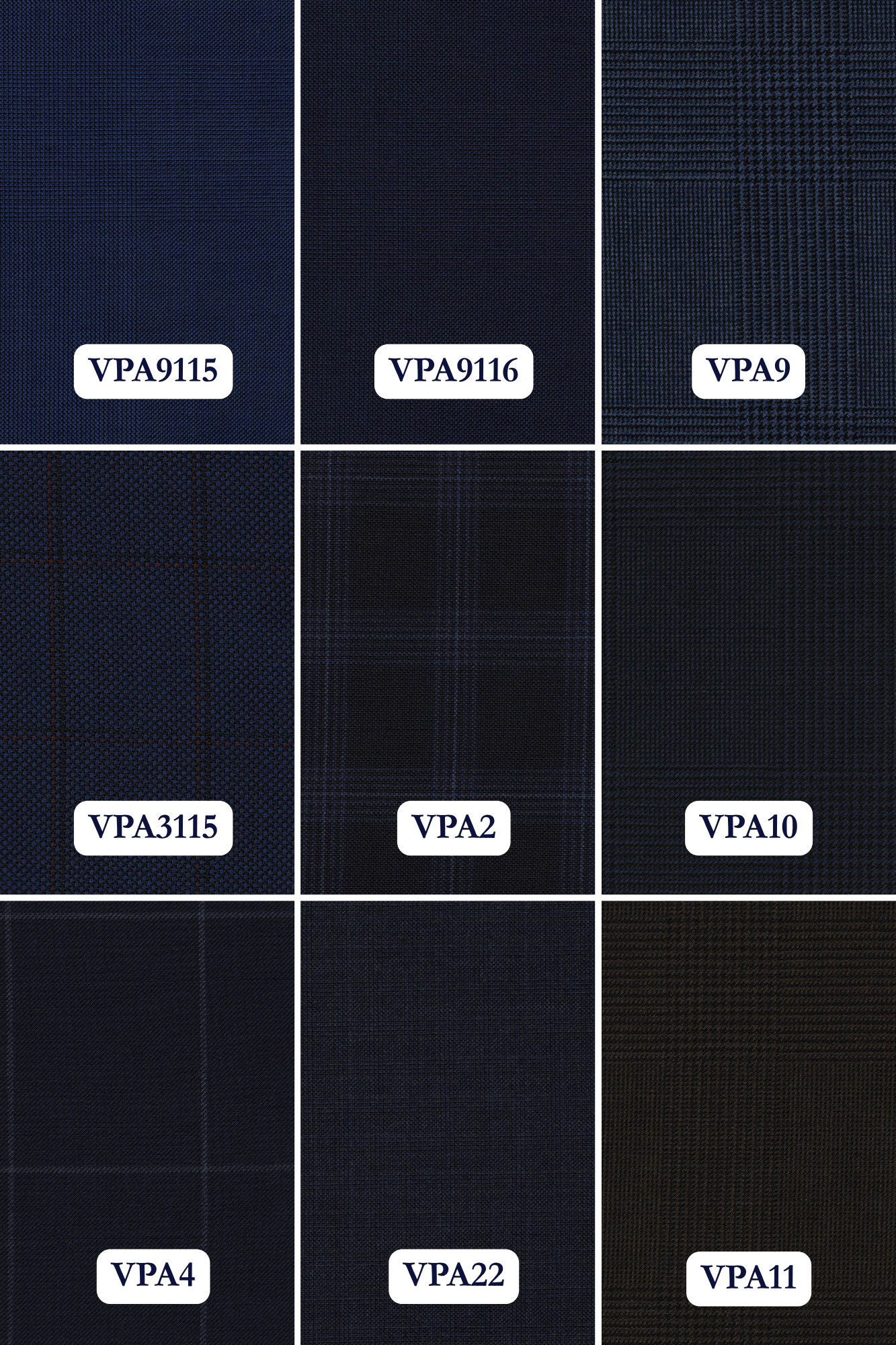 VBC 1663 — Super 110's Pattern fabric sheet 2
