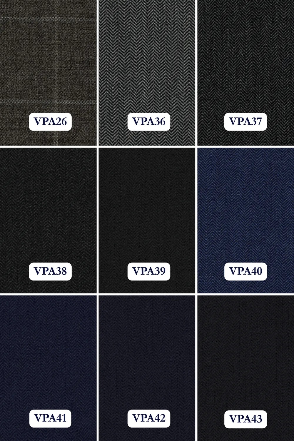 VBC 1663 — Super 110's Pattern fabric sheet 3