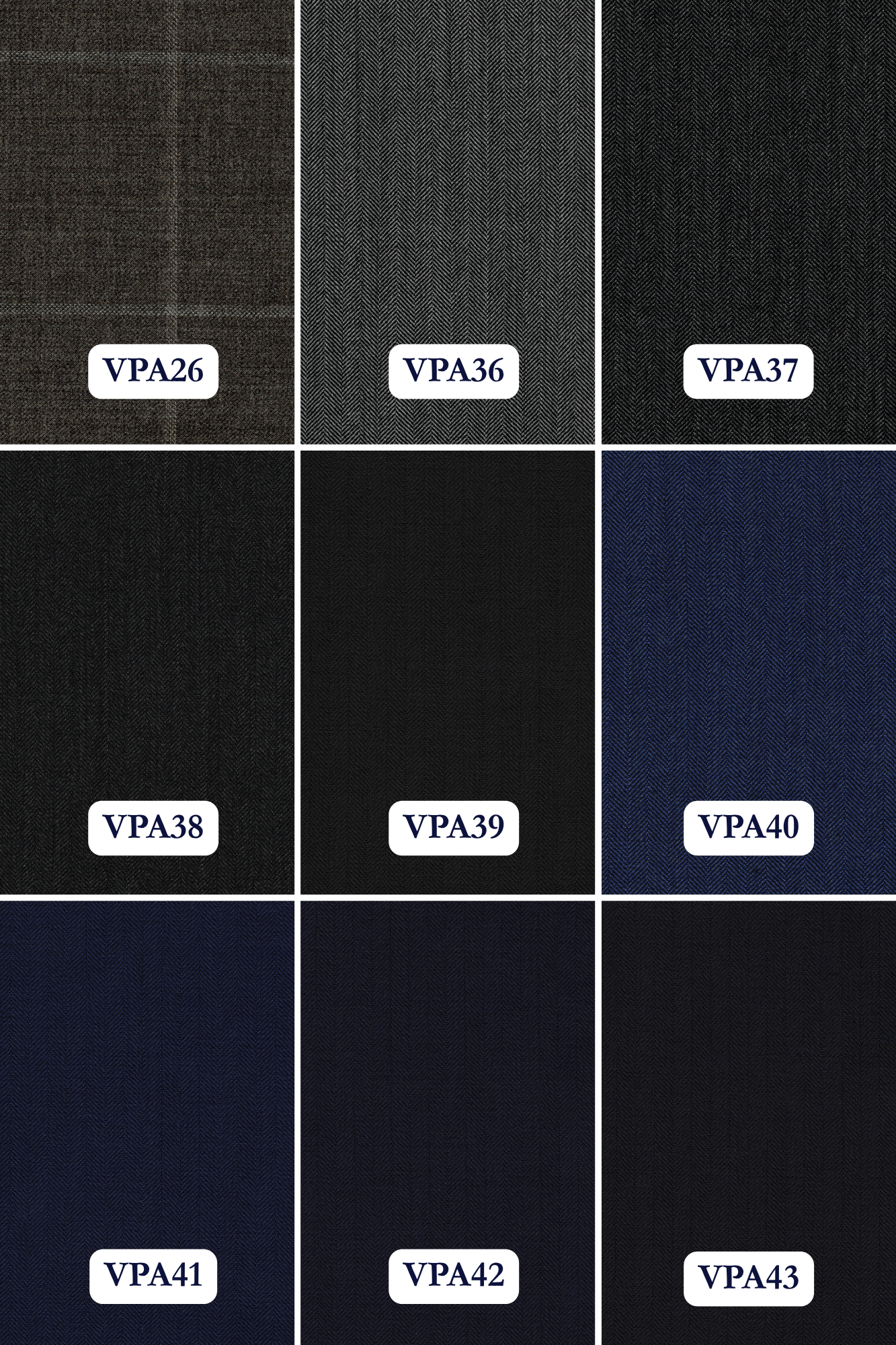 VBC 1663 — Super 110's Pattern fabric sheet 3