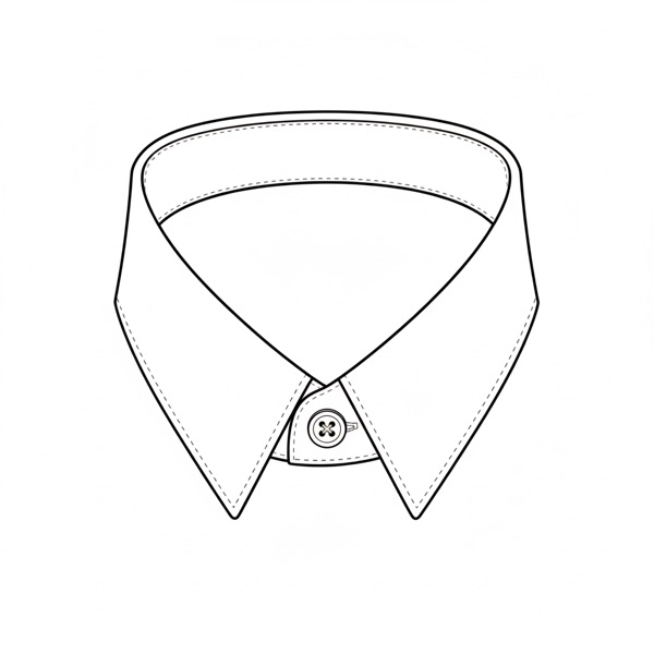 Collar: Wide Italian Spread Collar #41