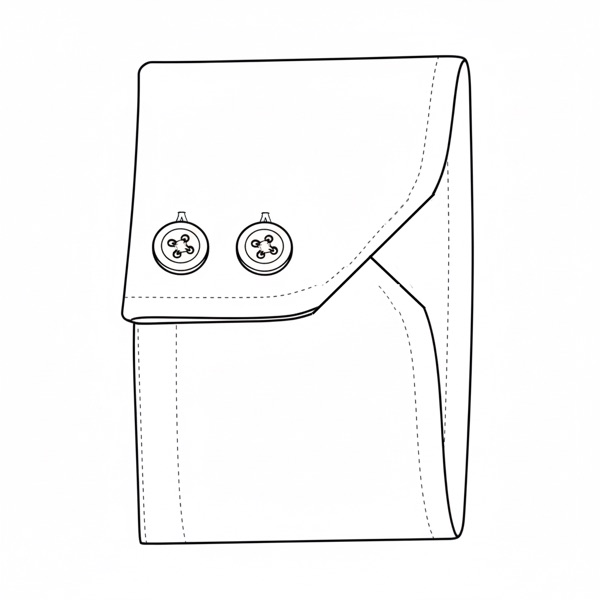 Cuff: Double Button Notched #8