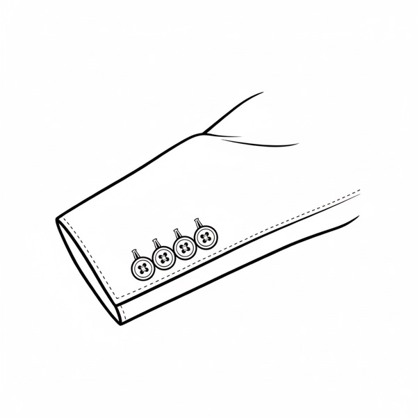 Surgeon's Cuffs: With Surgeon Cuff