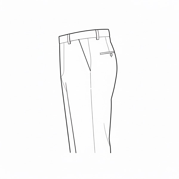 Side Pockets: Slanted