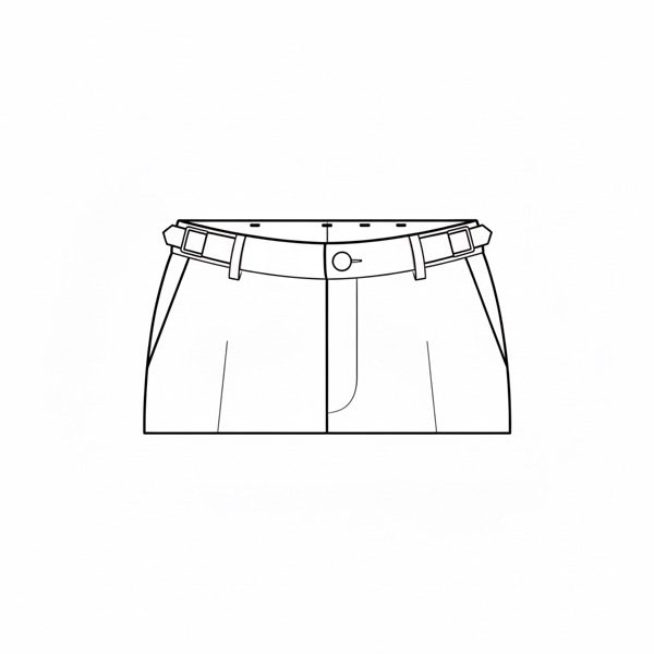Waist Finish: Buckle Tabs (Daks)