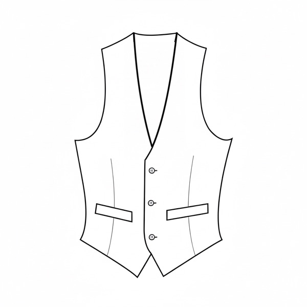 Tuxedo Vest: #MTV-1