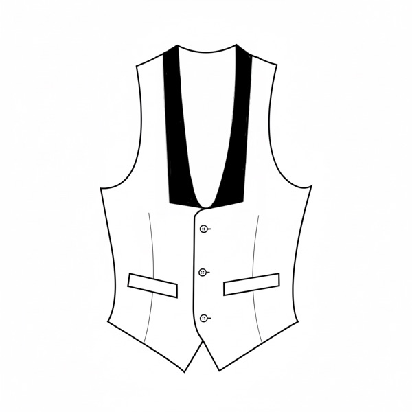 Tuxedo Vest: #MTV-3