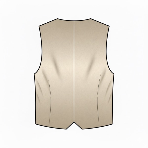 Vest Back: Fabric back